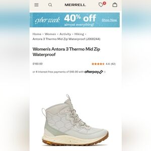 Merrell Antora 3 Thermo midzip Snow Boots